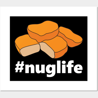 The Nugget Life Funny Chicken Nug Gifts Women Kids Junk Food Posters and Art